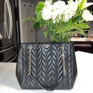 Barely used black shoulder Kate Spade bag